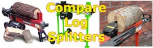 Log splitter reviews - we compare the best log splitters including manual and electric models.