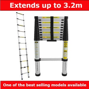 Charles Bentley 3.2m Telescopic ladder review