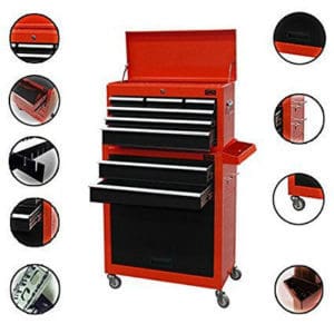 Dirty Pro Tools™ LARGE TOOL CHEST WITH DRAWER DIVIDER TOP CABINET TOP BOX AND ROLLCAB BOX Review