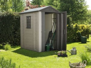Keter Factor Outdoor Plastic Garden Storage Shed, 4 x 6 feet Review