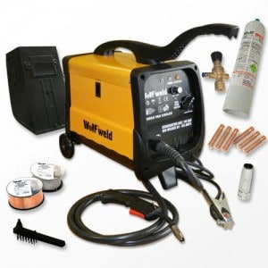 Wolf MIG 140 Gas : No Gas Combination Turbo, Smooth DC Mig Welder Review