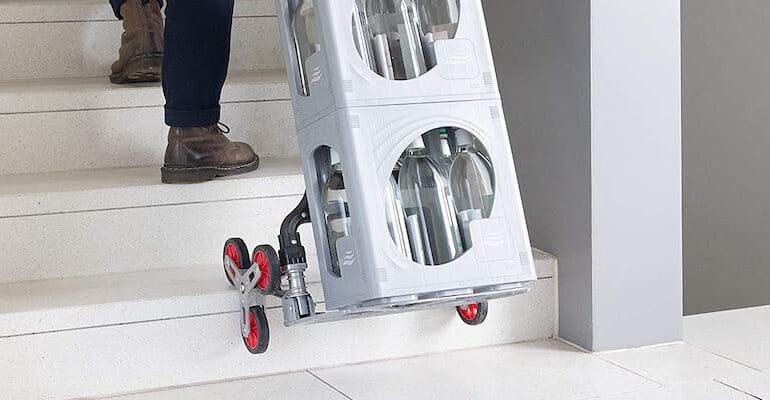 Best stair climbing trolleys and trucks being compared and tested