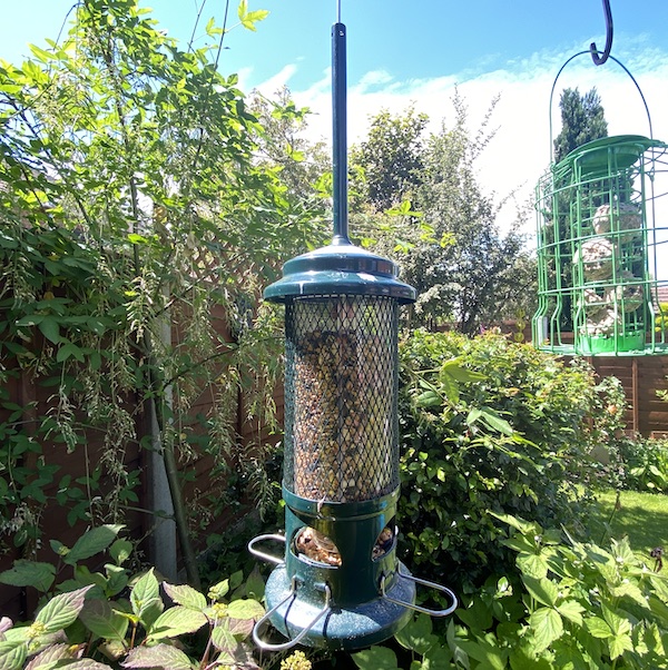 Jacobi Jayne SB-1057 Squirrel Proof Bird Feeder which I have been testing has proved to keep the squirrels at bay