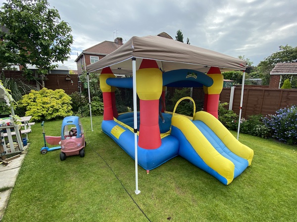 my pop up gazebo used to provide shelter from the blistering sun for my kids